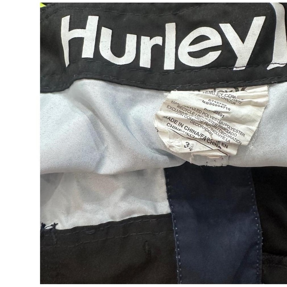Hurley Board Shorts Mens 34 Multicolor Swim Trunks Vacation Surfing Beach Travel - Picture 4 of 5